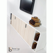 Armoire basse série Open - Mobel Linea - Blanc_2