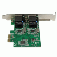 Carte réseau PCI Express à  2 ports Gigabit Ethernet - Adaptateur NIC PCIe GbE_2