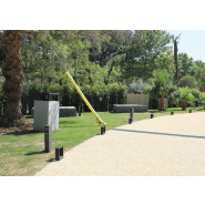 Poubelle publique Kube PA672S - béton gris granite, couvercle acier traité anticorrosion_2