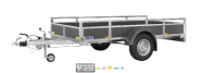 Remorque polyvalente en bois - WOODY FW150 - 1 essieu freiné - PTAC : 1500 Kg - 306 x 154 cm - Saris - Reference SARIS_WOODY_DV75_2