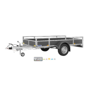 Remorque polyvalente en bois - WOODY FW150 - 1 essieu freiné - PTAC : 1500 Kg - 306 x 154 cm - SARIS_WOODY_FW150_2
