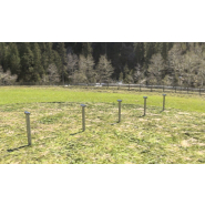 Station saute-mouton - Référence SMOU - Acier inoxydable - 5 sauts - Conforme NF EN 16630:2015_2