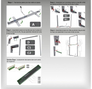 Totem textile lumineux recto/verso 85 x 200 cm - Référence : PE TOT TEXT LUM 100X200_2