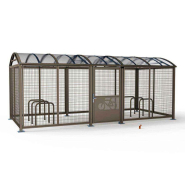 Arceau vélos simple - Procity - acier galvanisé ou peint - Ø 50 mm - sécurité cadre et roues - ref : 204010.Gpro_2