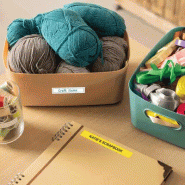 Btag-631 - Ruban adhésif Brother noir sur jaune, 12 mm de large, non laminé_2