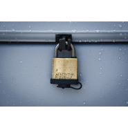 Cadenas à clé Mach 3 Bumper 40 mm - Corps laiton monobloc et anse inoxydable - Idéal pour extérieur_2