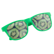 Lunettes de soleil en plastique - Protection UV400 - Couleur vert - 20g_2