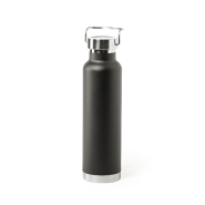 Thermos à double paroi en acier inoxydable - Isolation en cuivre - 650 ml - Noir_2