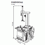 As944w - monte/demonte-pneus provac automatique avec blocage exterieur de 10 à 24_2