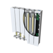 AXINO Radiateur horizontal 750W Blanc satiné - Intuis - M142112_2