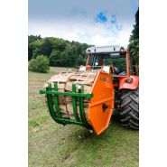 Fagoteuse à bois avec guides-feuillard intégrés