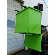 Fap-e - Benne à fond ouvrant éco - Charge admissible 1000 kg - Goubard SARL_2
