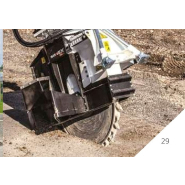 Scie à rocher pour pelles, idéale pour la réalisation de coupes et saignées étroites - RWE 35 Simex_2