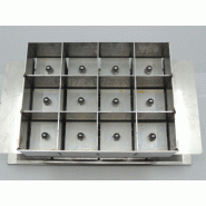 Presse-mottes INOX Grand Modèle - 8 mottes de 5 x 5 x 5 cm pour plants vigoureux_2