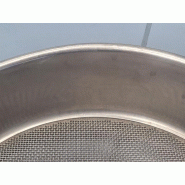 Tamis de test en acier inox SAULAS 200x50mm - 1 mm_2