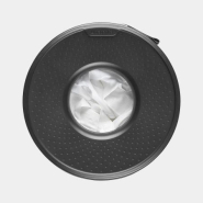 Corbeille à linge Brabantia - 35 litres - White - Ouverture Quick-Drop - Sac à linge en coton - Pratique et élégante_2