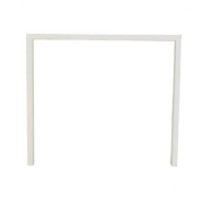 Plan Compact Manager Aeris avec Retour Caisson - Référence 9351 BD B - Fabrication Française - Plateau Chêne Gris, Piétement Blanc_2