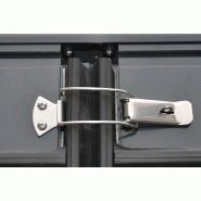 Serre d'hiver en verre adossable - 12 m² - Grise_2