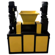 Broyeur industriel double arbre multi-matériaux avec motorisation 2×7,5 kW et 20 couteaux en acier allié - MBR400_2