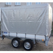 Remorque porte-engins double essieux - dimensions 253x152 cm - PTAC jusqu'à 2000 kg_2