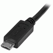 StarTech Cble d'extension Micro USB de 50 cm - M/F - Noir_2