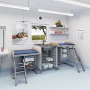 Table à langer pour handicapé - Granberg - électrique à hauteur variable 73-113 cm - largeur 62-120 cm - modèle 332_2