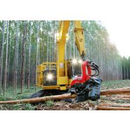 Tête d'abattage Komatsu 370E - largeur max. 1,950 mm - fonction d'écorçage et scie Constant Cut_2