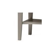 Dolco000a - Bureau droit moderne DOLCE - Meubles Minet - Laque Argile - Largeur 840 mm_2