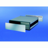 Face avant CompacPRO SCHROFF, 3 U, 63 CV, 2 mm, alu, anodisé, bords non traités_2