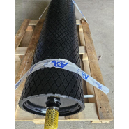 Tambour en acier ou en inox pour convoyeurs à bande - A3L Industrie - montage soudé ou frettes de serrage_2