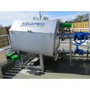 Tamis trommel - tamiseurs et cribles à déchets - aquameo - débit : de 15 à 800 m3/h_2