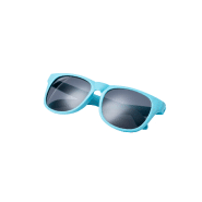 Lunettes de soleil en plastique écologique - paille de blé - protection UV400 - couleur bleue - 18g_2