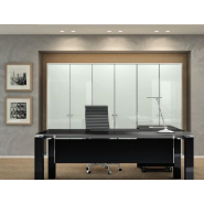 Bureau de direction modulable avec possibilité plateau en verre JET EVO - Ref : JS.2010.00_2