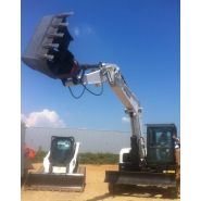 Roto-one rb120 avec rotator HKS pour pelles 6 à 11 tonnes