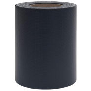 Vidaxl écran d'intimité de jardin pvc 35x0,19 m gris foncé mat 147867_2