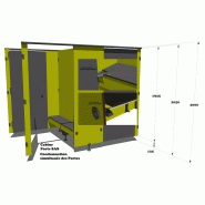 Cabines sanitaires PMR Origine - Hauteur 206,6 cm - Parois 10 mm avec traitement antibactérien_2