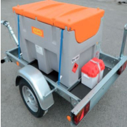 Remorque distributeur de gasoil A.D.R. - 1 essieu non freiné de 750 kg - ECIM - DG ADR 750 SF avec réservoir de 430L_2