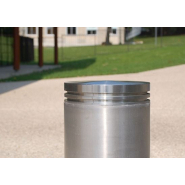 Borne de protection inox fixe - Tête démontable - Gamme EQUINOXE - Différentes formes disponibles_2