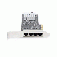 Carte Réseau PCIe à  4 Ports 2,5 Gbps NBASE-T, Intel I225-V - Carte Réseau pour PC - Carte Réseau Eth_2
