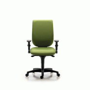 Siège de bureau Tertio haut dossier synchrone - Sokoa - Rouge, Non_3