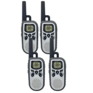 Talkies walkies - Pack de 4 - Portée 10 km - Etanche IP44 - rechargeable - 0400PR