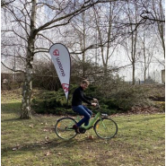 Voile avec fixation vélo - BIKE FLAG_2