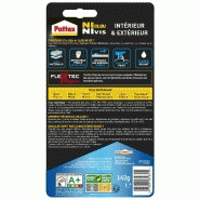 Colle de fixation PATTEX Ni Clou Ni Vis - 142g blanc, haute résistance et repositionnable_2