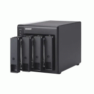 QNAP TR-004 Boîtier de disques de stockage Boîtier disque dur/SSD Noir 2.5/3.5