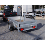 Remorque pour 1 quad avec échelles de chargement intégrées - Humbaur HA 1385 - polyvalente et robuste_2