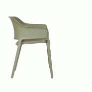 Giethoorn - Chaise empilable en polypropylène vert mousse_2