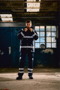 Veste de sécurité Yoko - Réf: YHVP301 - Imperméable et coupe-vent avec capuche intégrée_2