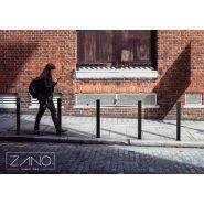 01.088.Sc - Potelets fixes Zano - 6 kg - Hauteur 100 cm - Acier noir ou inoxydable_2