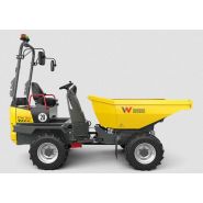 Dw30 mini-dumper sur pneu - wacker neuson - 3000 kg_2