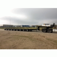 Semi-remorque surbaissée nooteboom c016637 - 121t - 8 essieux_2